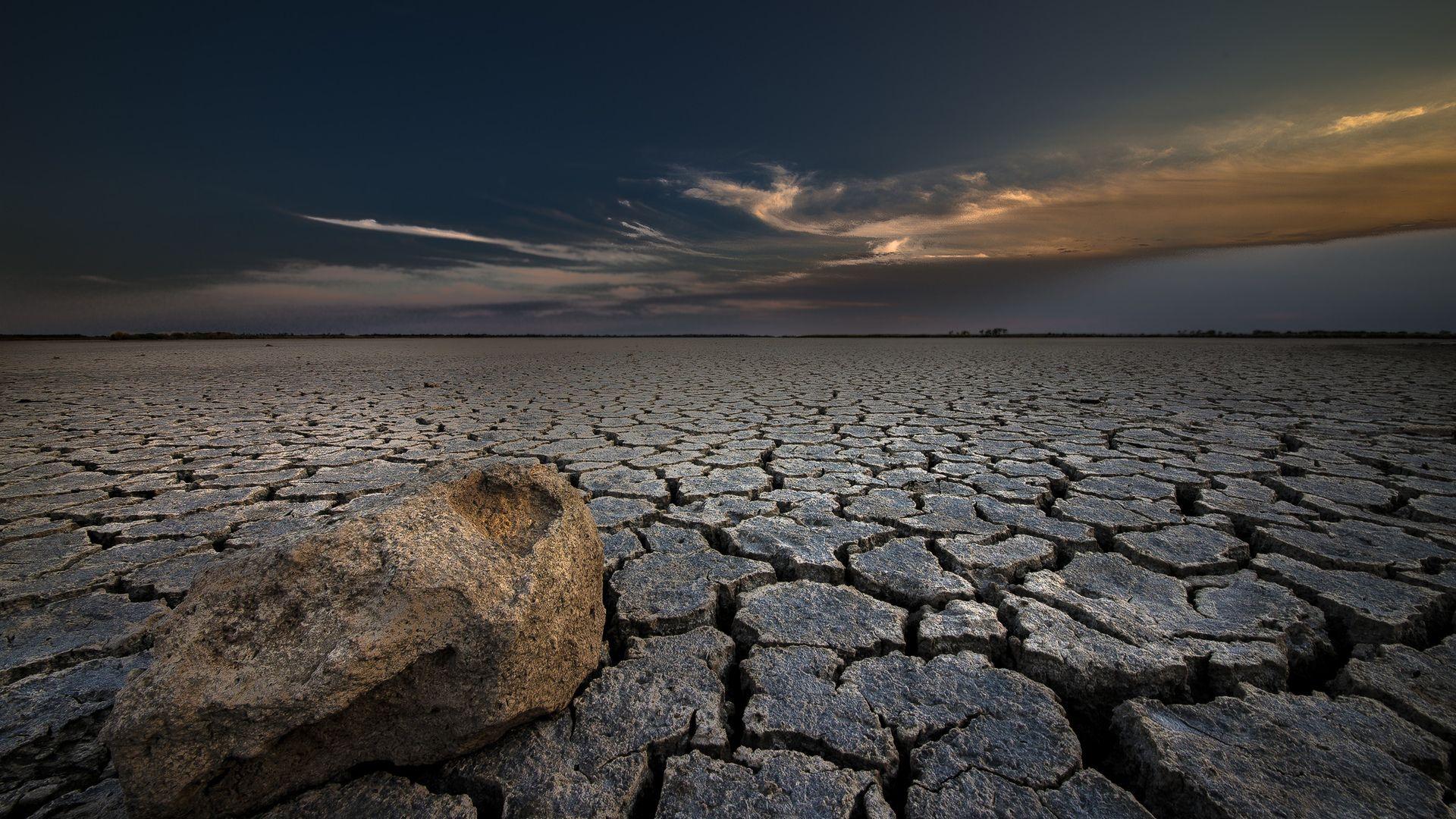 Drought Desert Landscape Wallpapers