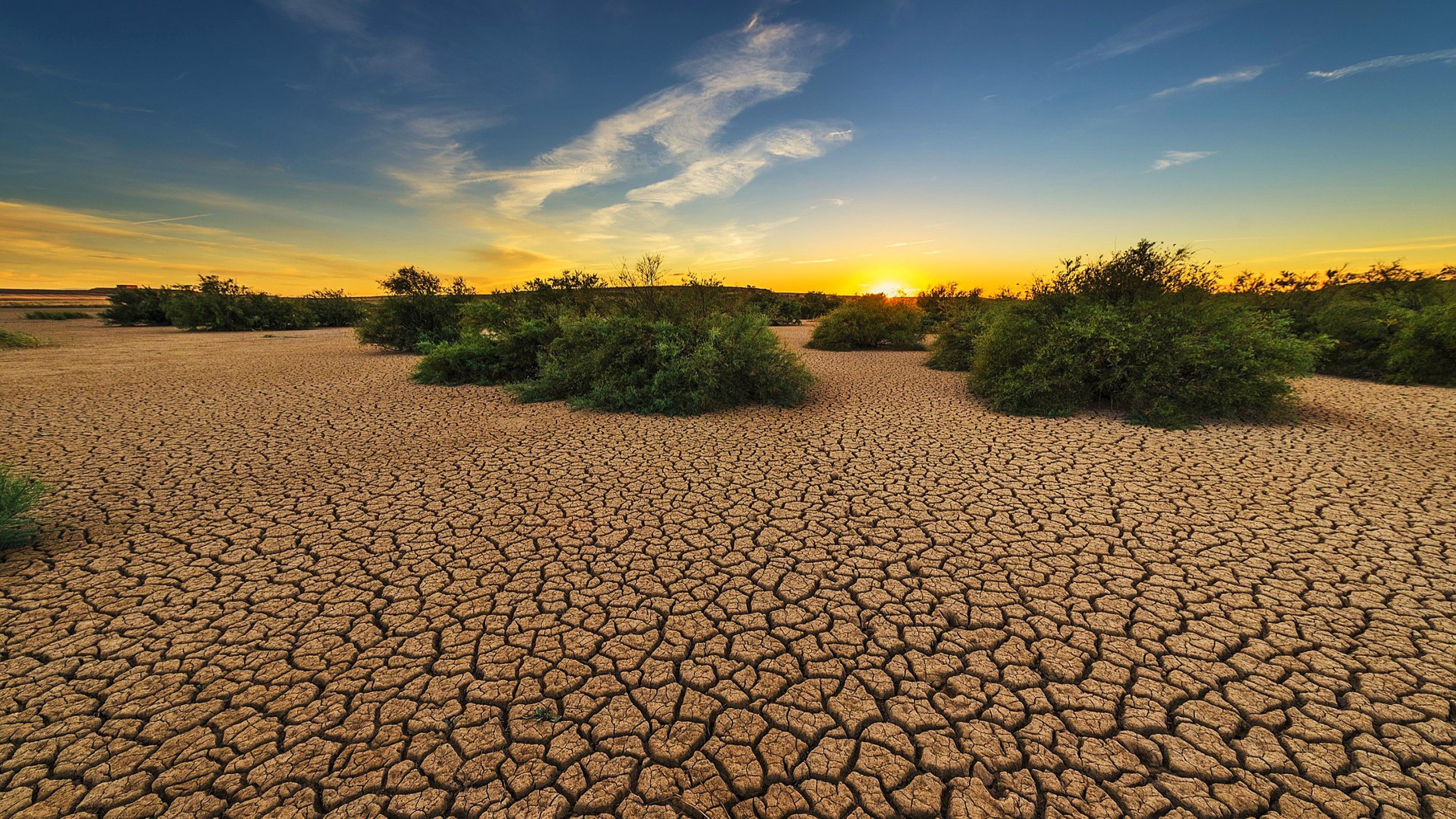 Drought Desert Landscape Wallpapers