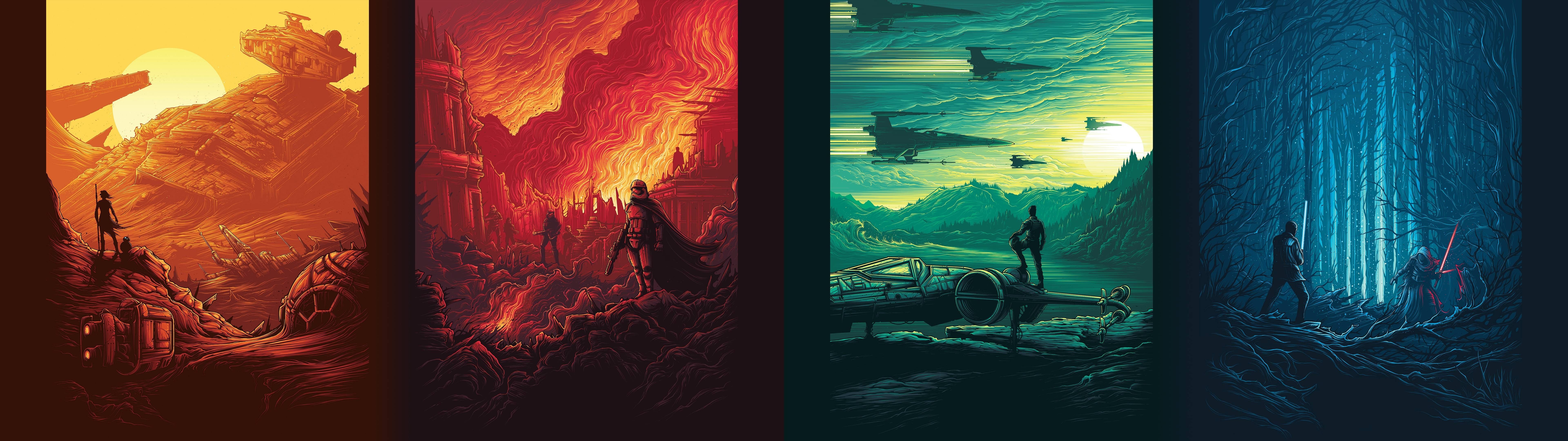 Dual Monitor Star Wars Wallpapers