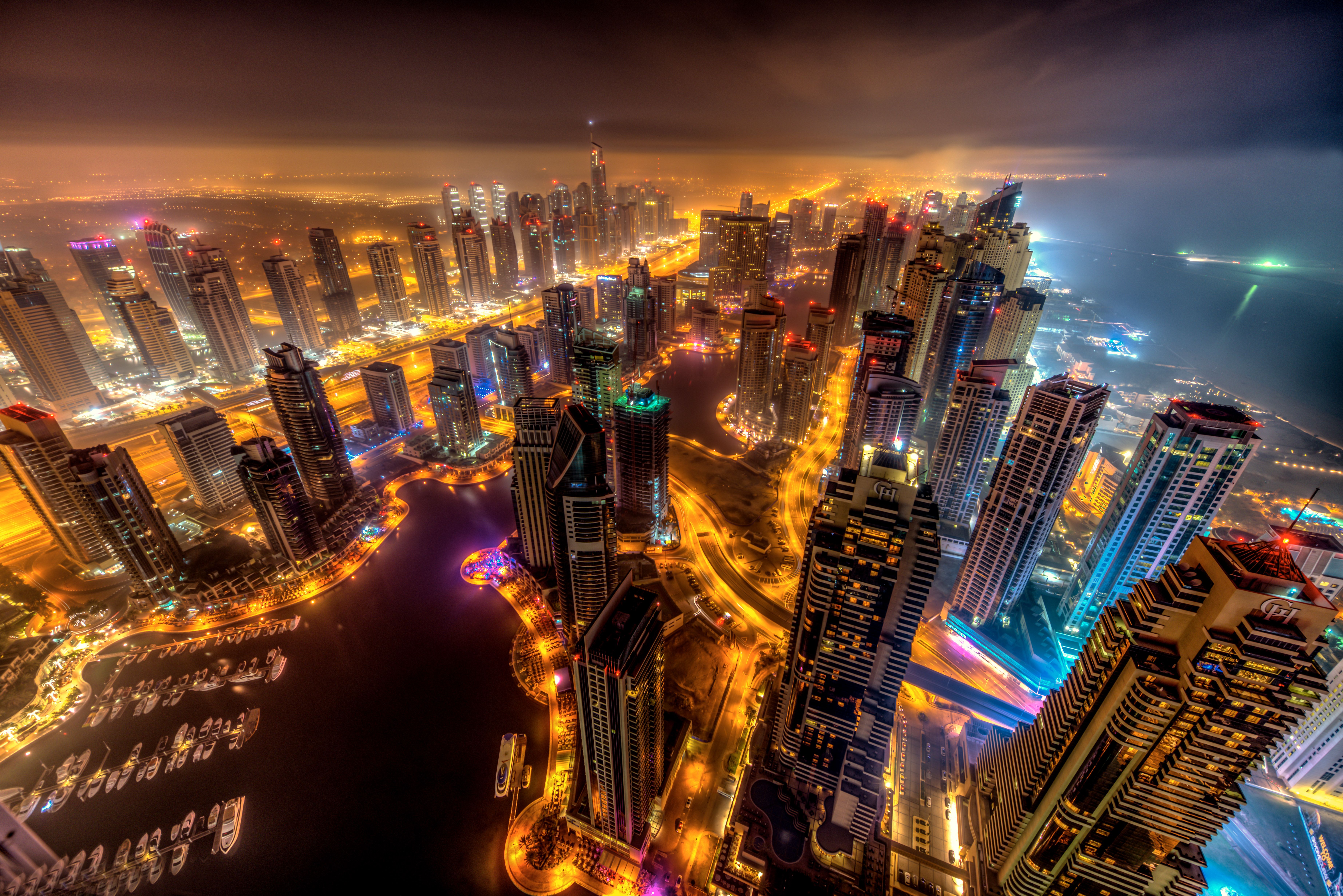 Dubai At Night Wallpapers