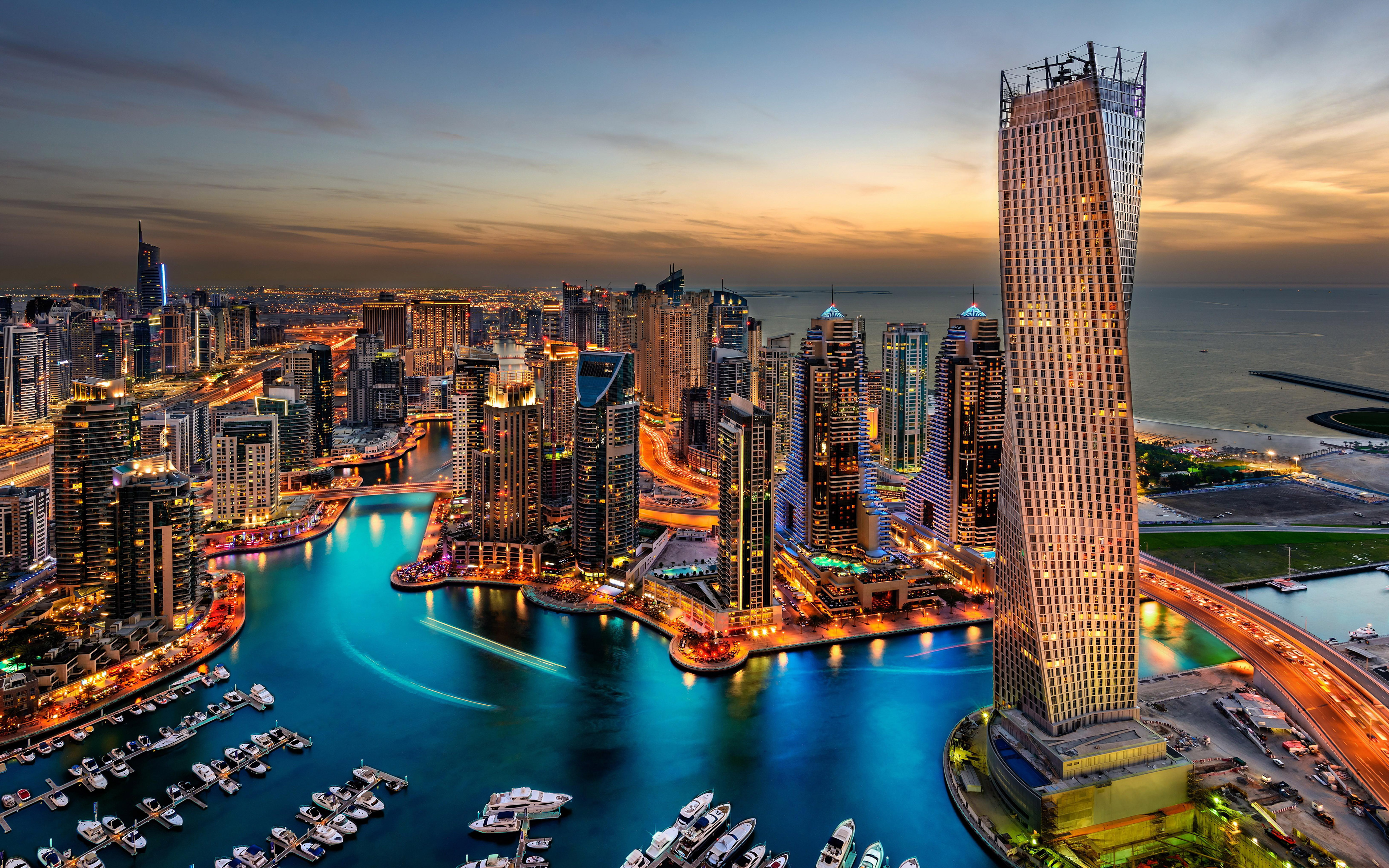 Dubai At Night Wallpapers