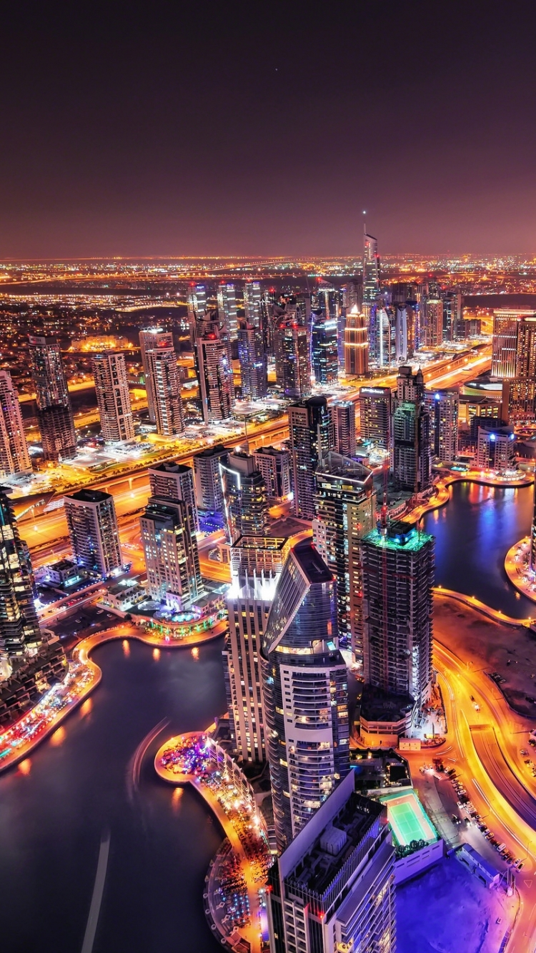 Dubai At Night Wallpapers