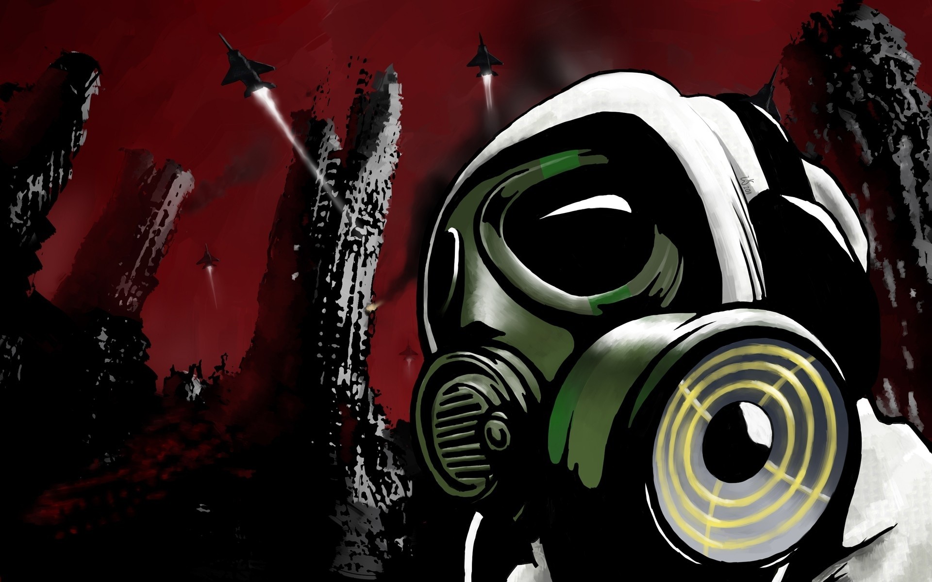 Dubstep Gas Mask Wallpapers