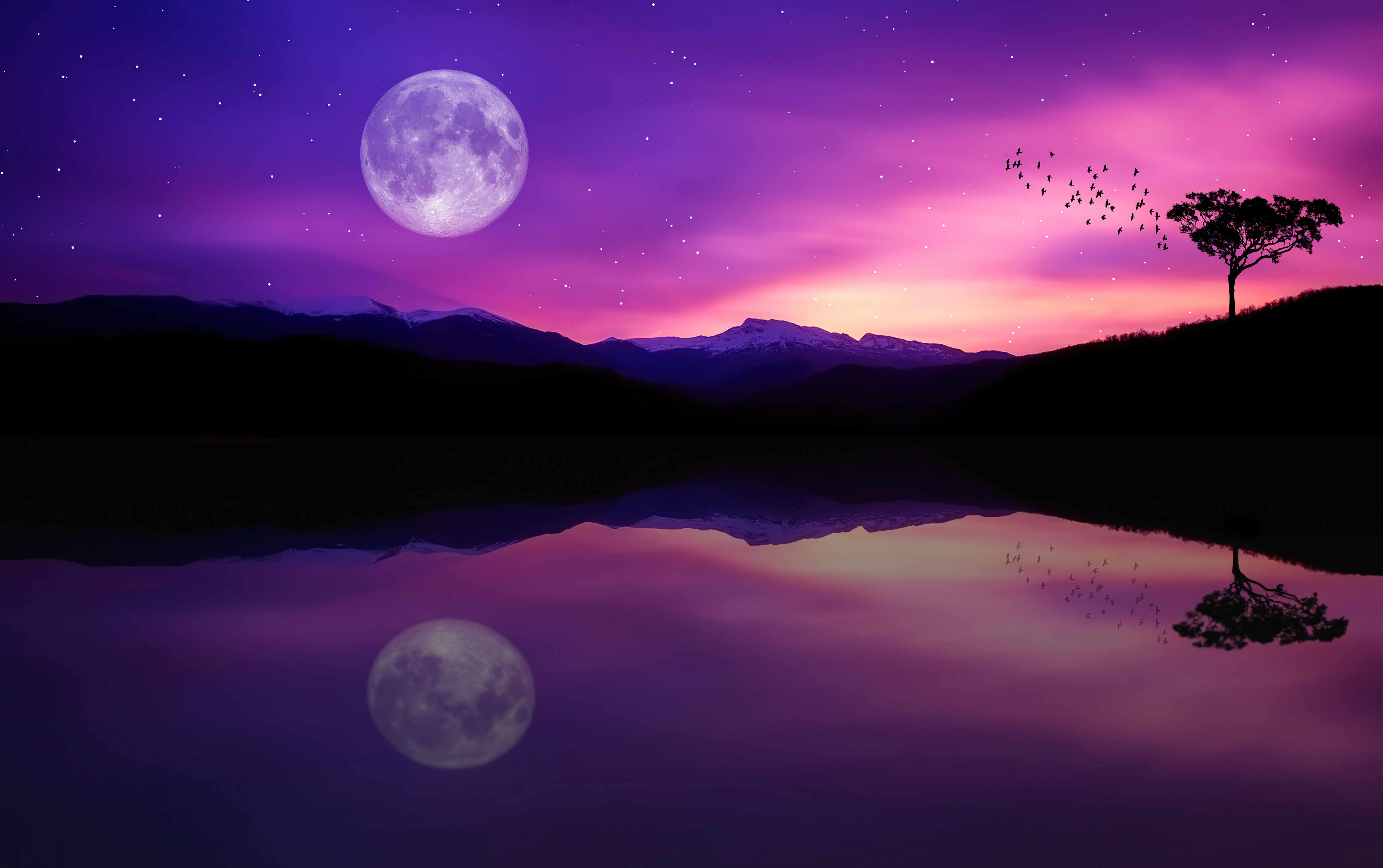 Dusk Time Reflections Wallpapers