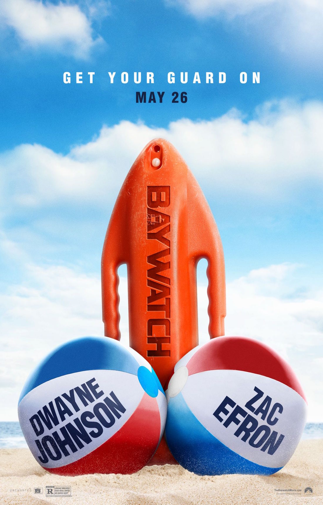 Dwayne 'The Rock' Johnson And Zac Efron In Baywatch Movie Wallpapers