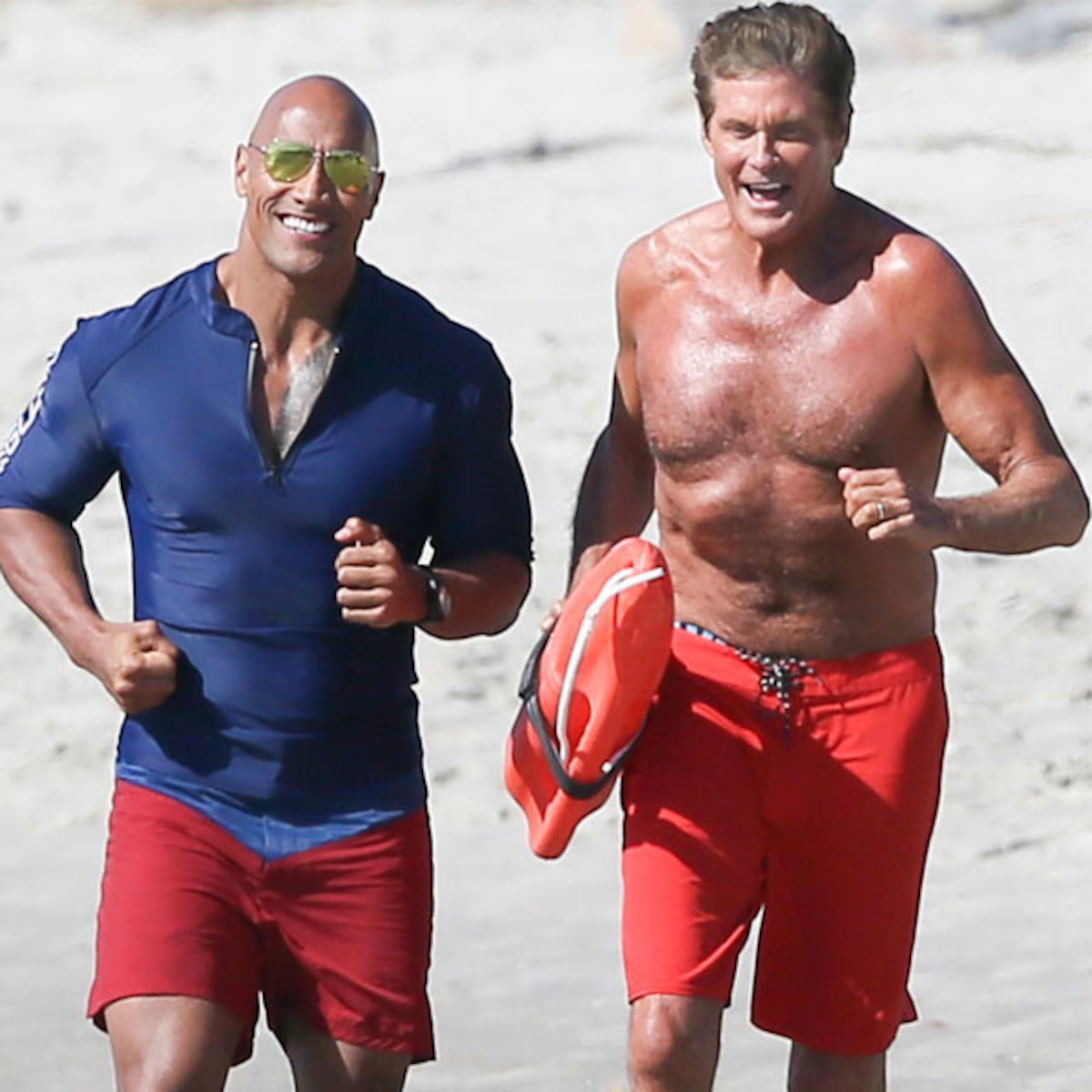 Dwayne 'The Rock' Johnson And Zac Efron In Baywatch Movie Wallpapers