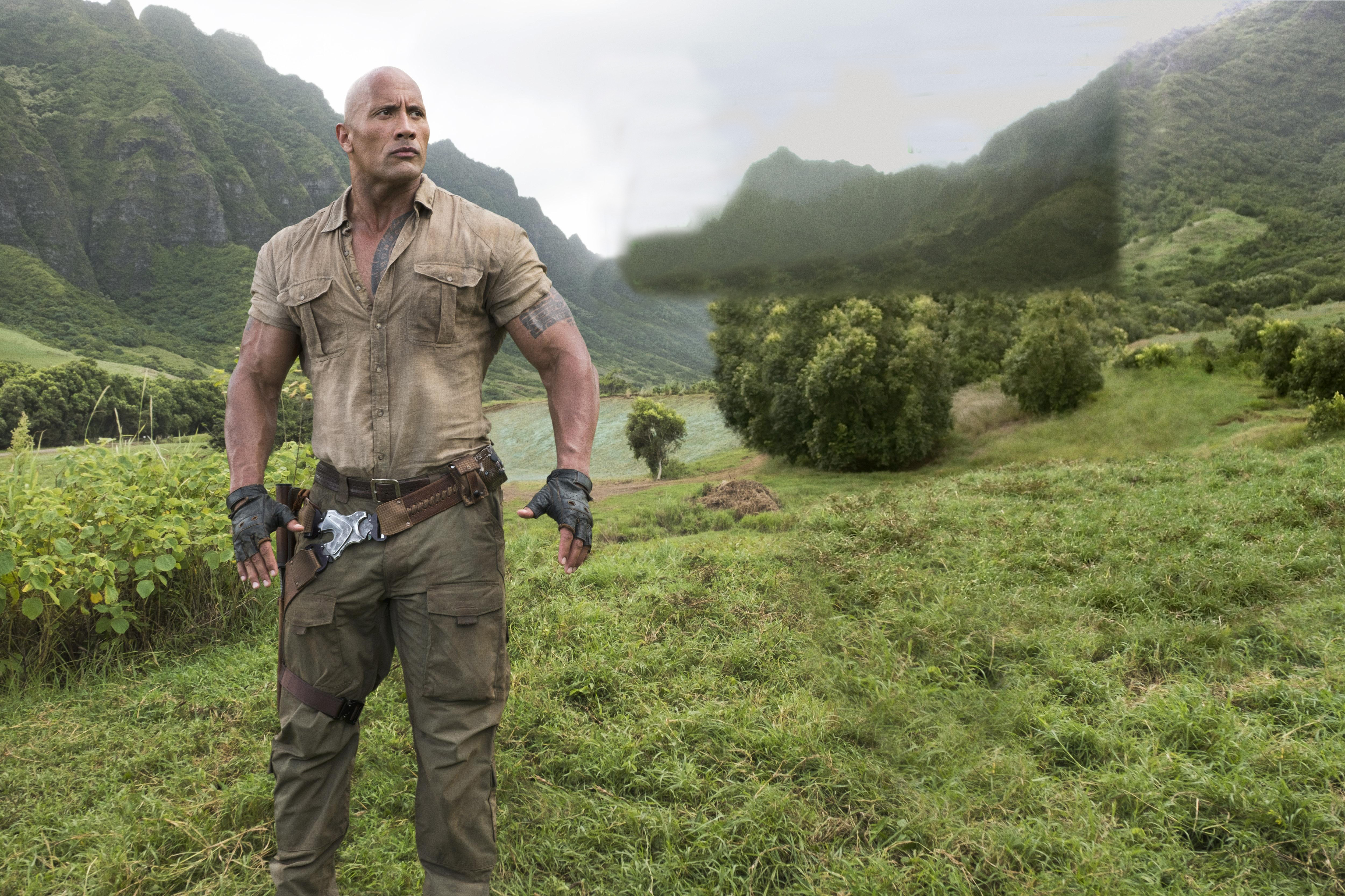 Dwayne Johnson Aka The Rock Jumanji Welcome To The Jungle Wallpapers