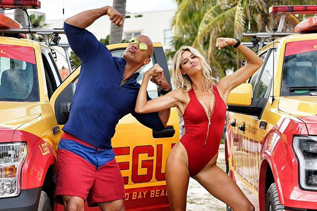 Dwayne Johnson And Zac Efron In Baywatch Wallpapers