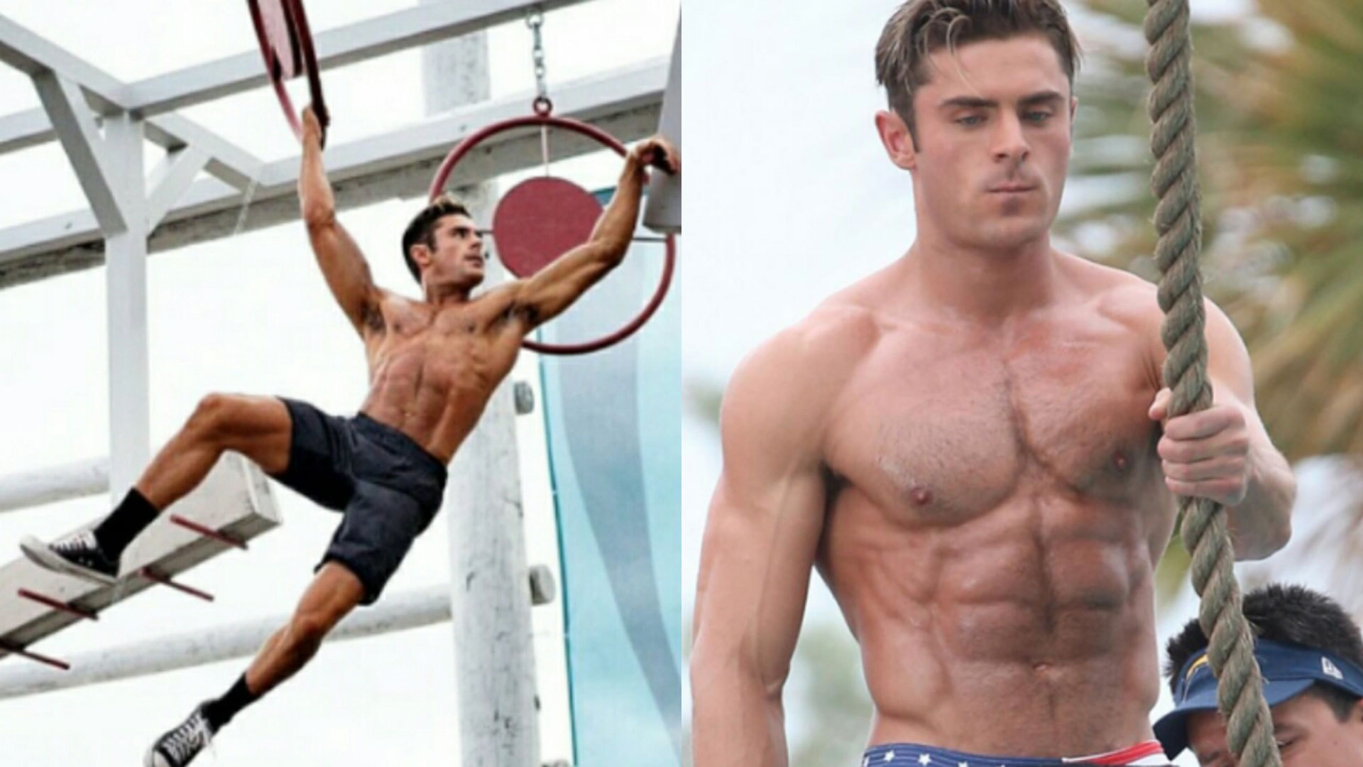 Dwayne Johnson And Zac Efron In Baywatch Wallpapers