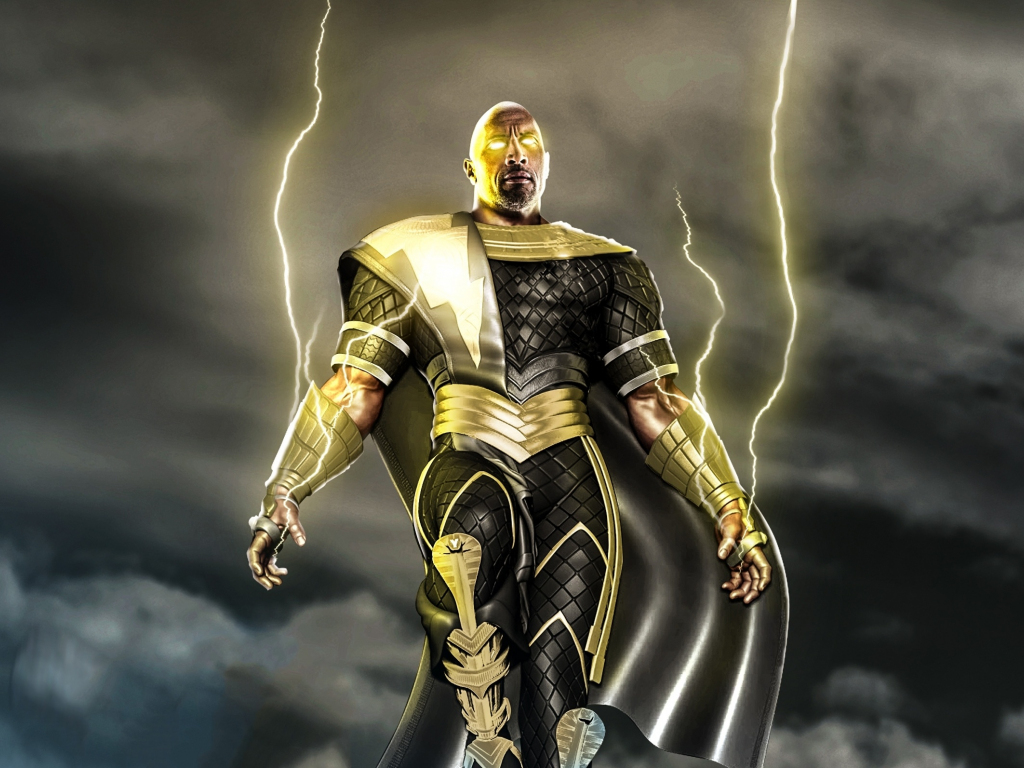 Dwayne Johnson As Black Adam Art Wallpapers