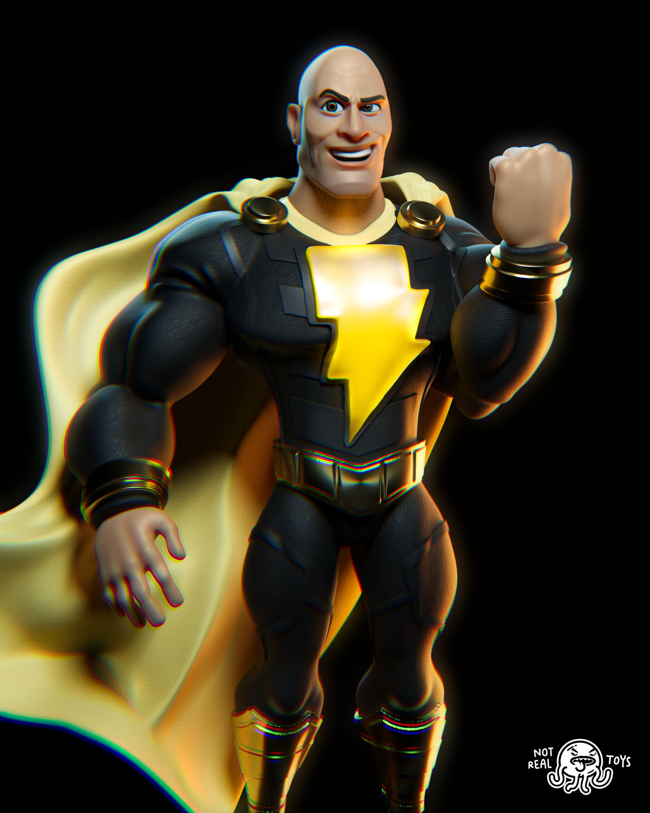 Dwayne Johnson As Black Adam Art Wallpapers