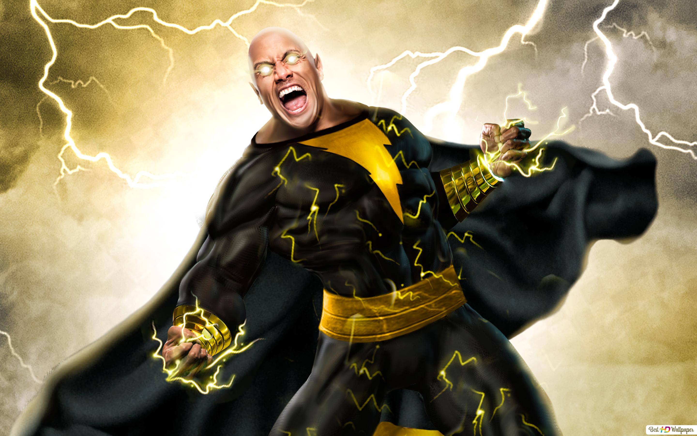 Dwayne Johnson As Black Adam Art Wallpapers