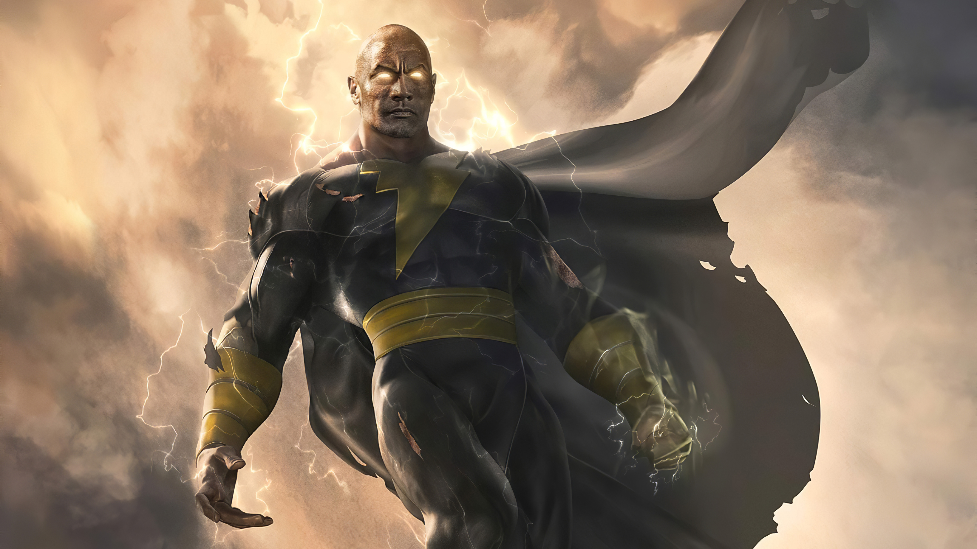 Dwayne Johnson As Black Adam Fanart Wallpapers