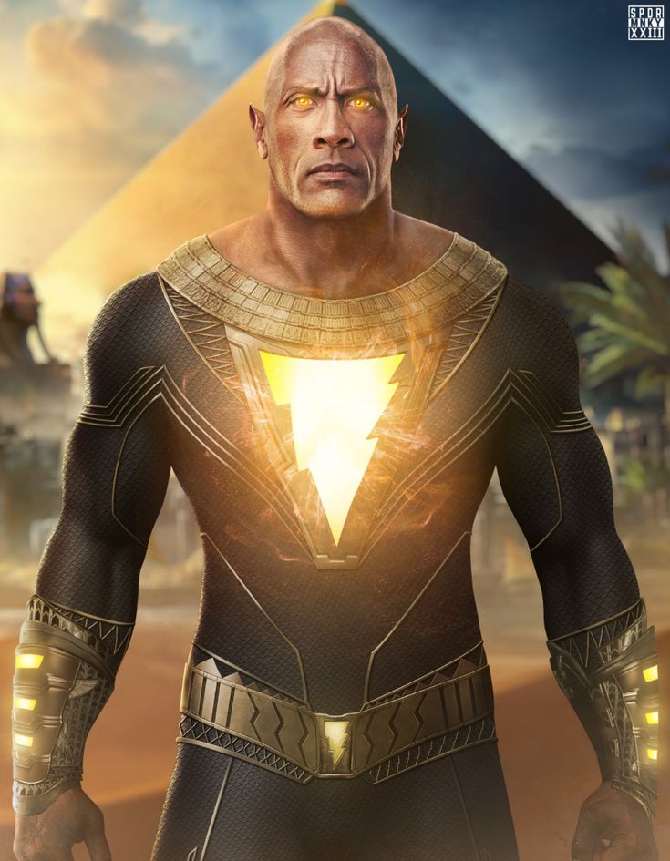 Dwayne Johnson As Black Adam Fanart Wallpapers