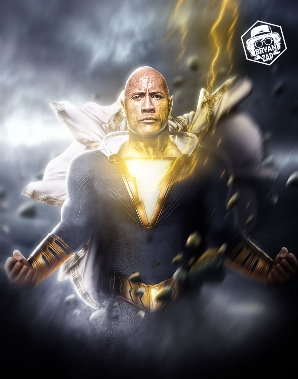 Dwayne Johnson As Black Adam Fanart Wallpapers