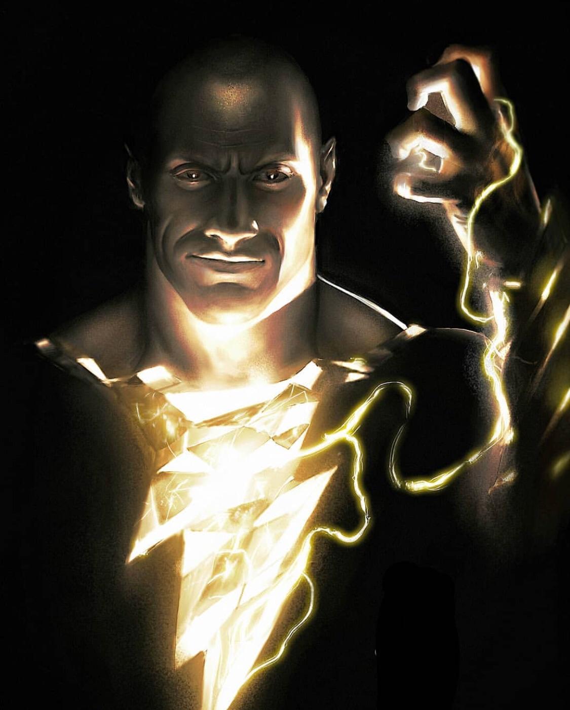 Dwayne Johnson As Black Adam Fanart Wallpapers