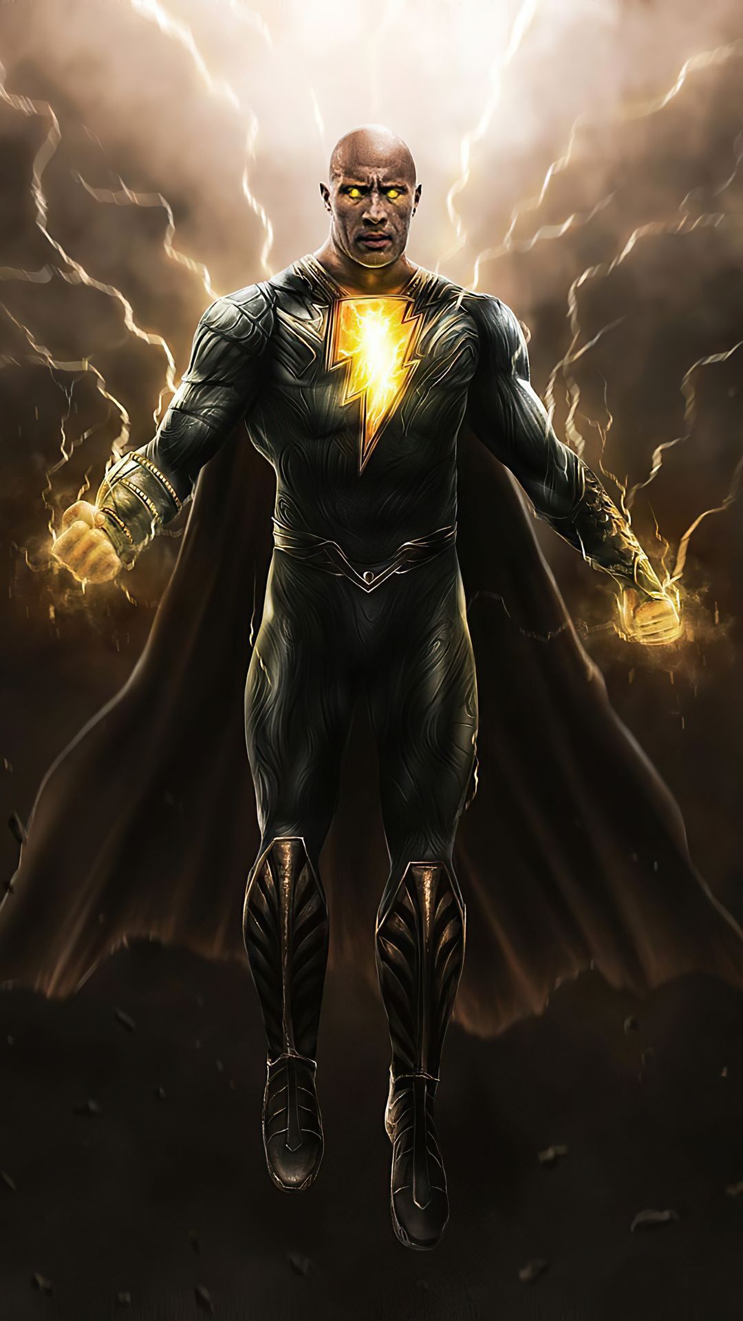 Dwayne Johnson As Black Adam Fanart Wallpapers