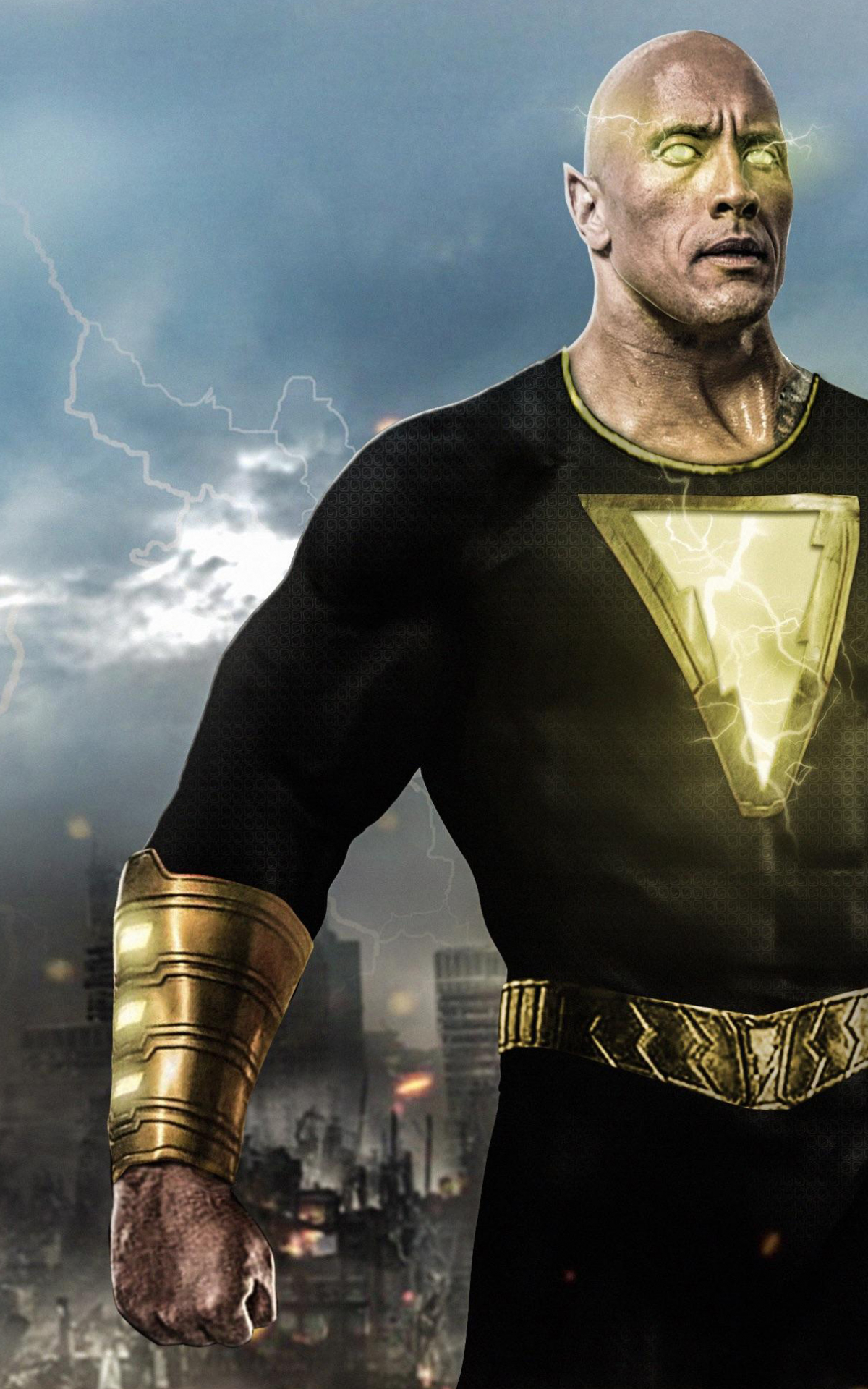 Dwayne Johnson As Black Adam Fanart Wallpapers