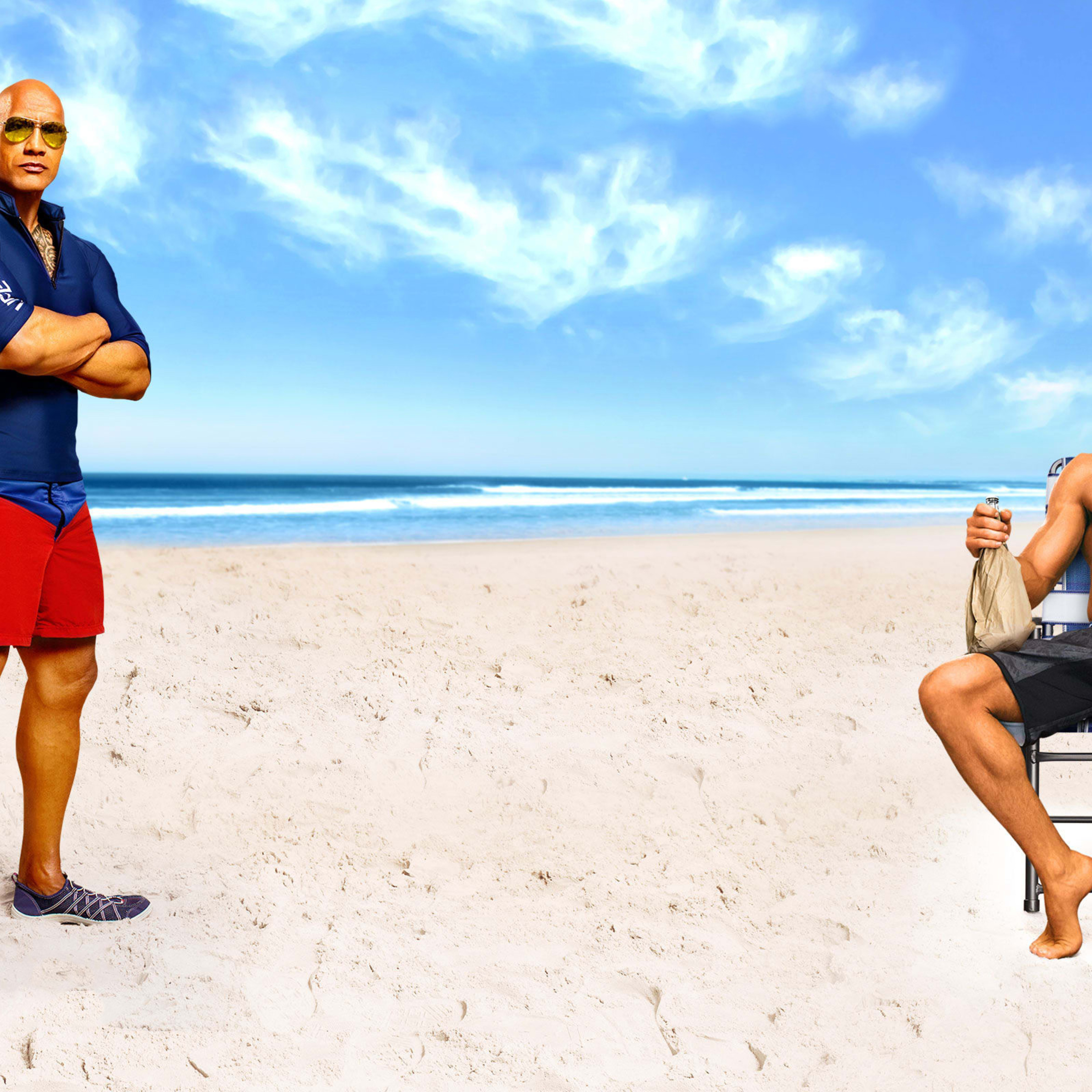 Dwayne Johnson Baywatch Wallpapers