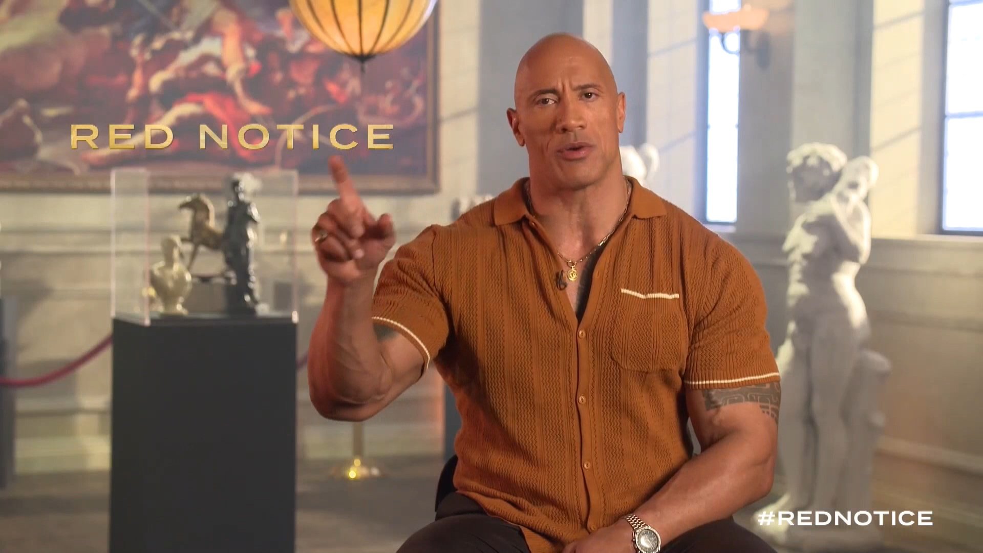 Dwayne Johnson Hd Red Notice Movie Wallpapers