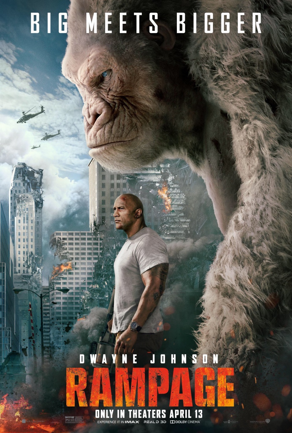 Dwayne Johnson Rampage Movie 2018 Wallpapers