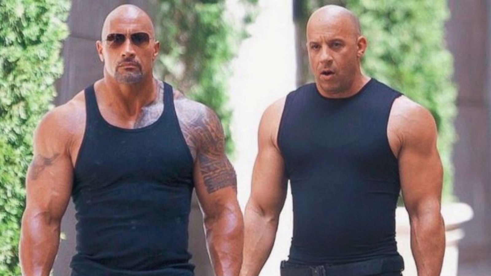 Dwayne Johnson The Rock Fast Furious 8 Bald Wallpapers