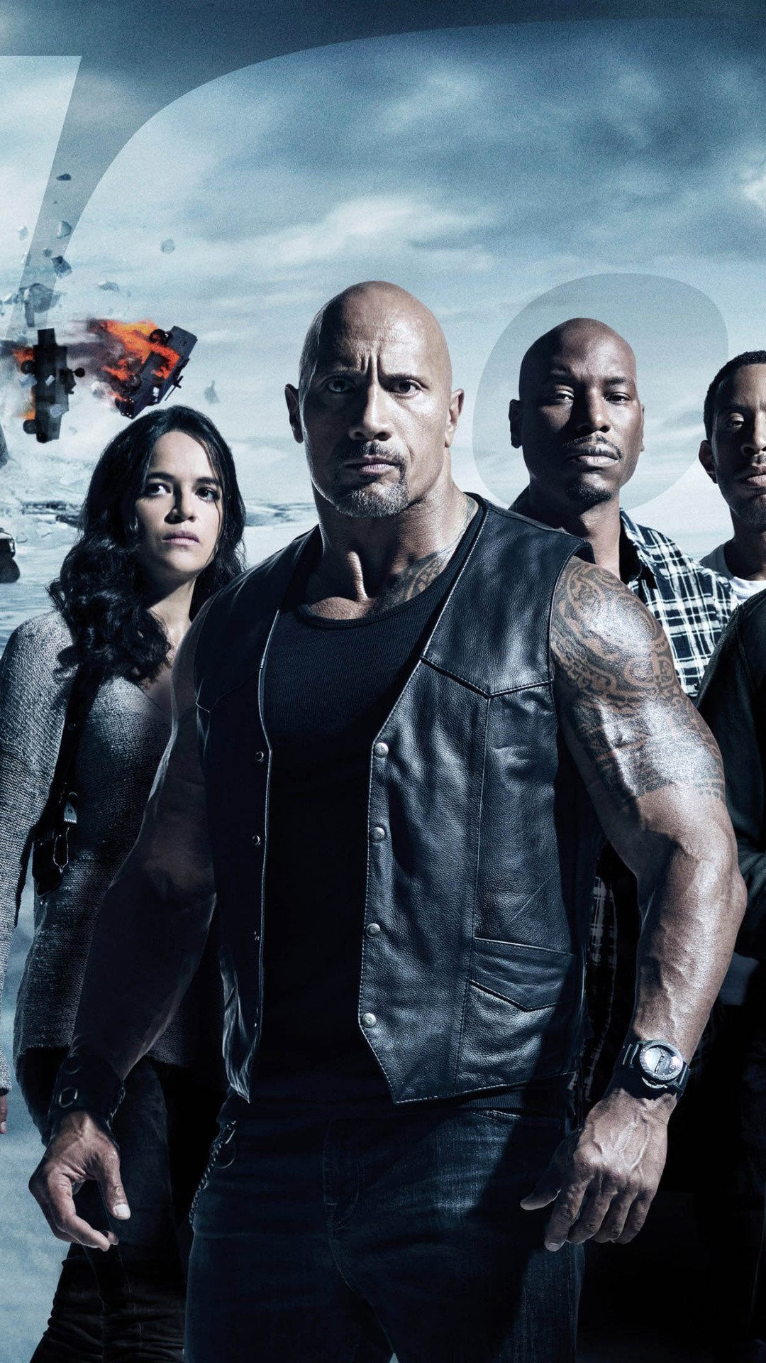 Dwayne Johnson The Rock Fast Furious 8 Bald Wallpapers