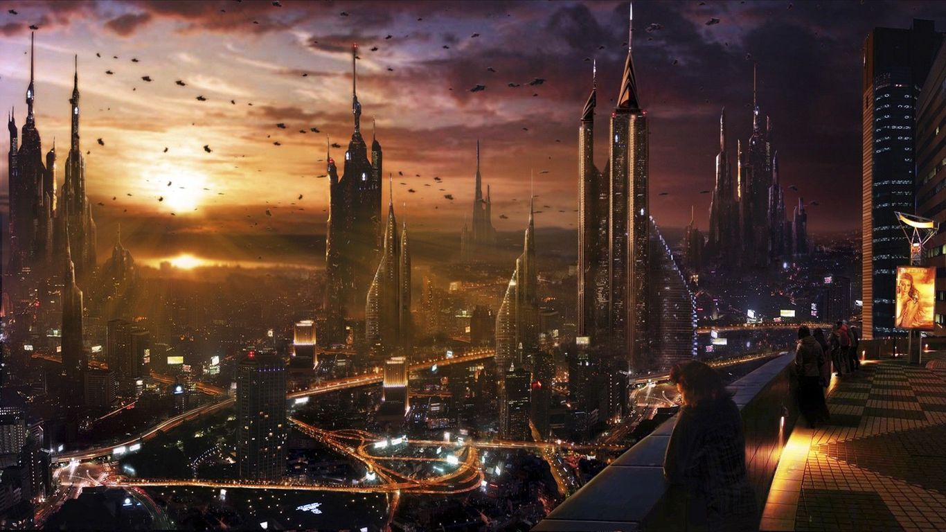 Dystopian City Background