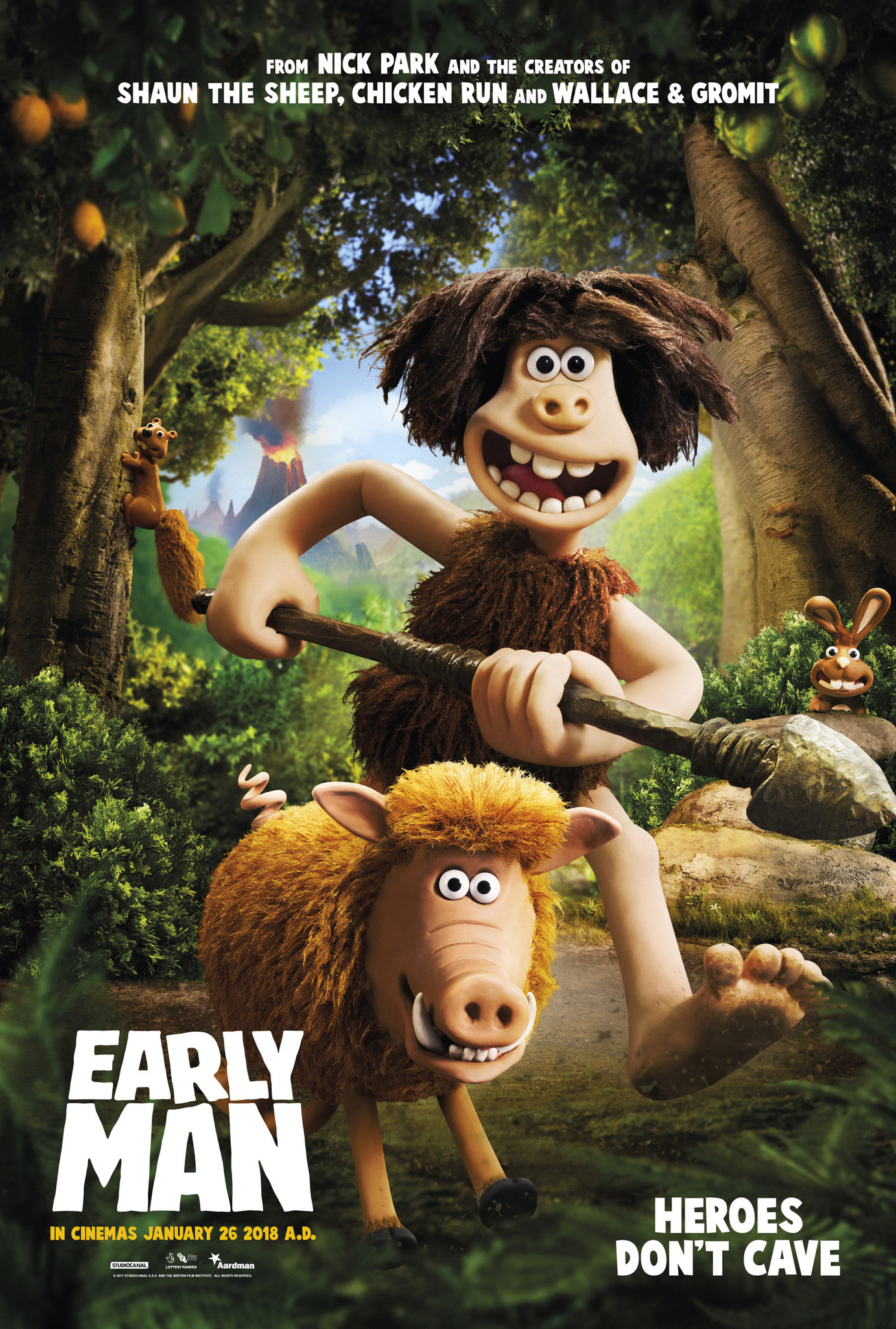 Early Man Animation 2018 Poster Wallpapers