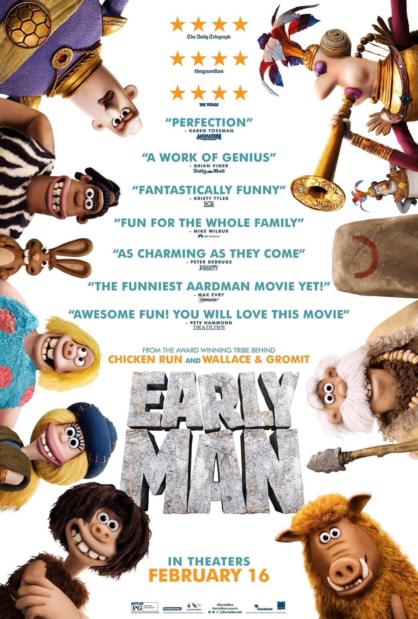 Early Man Animation 2018 Poster Wallpapers