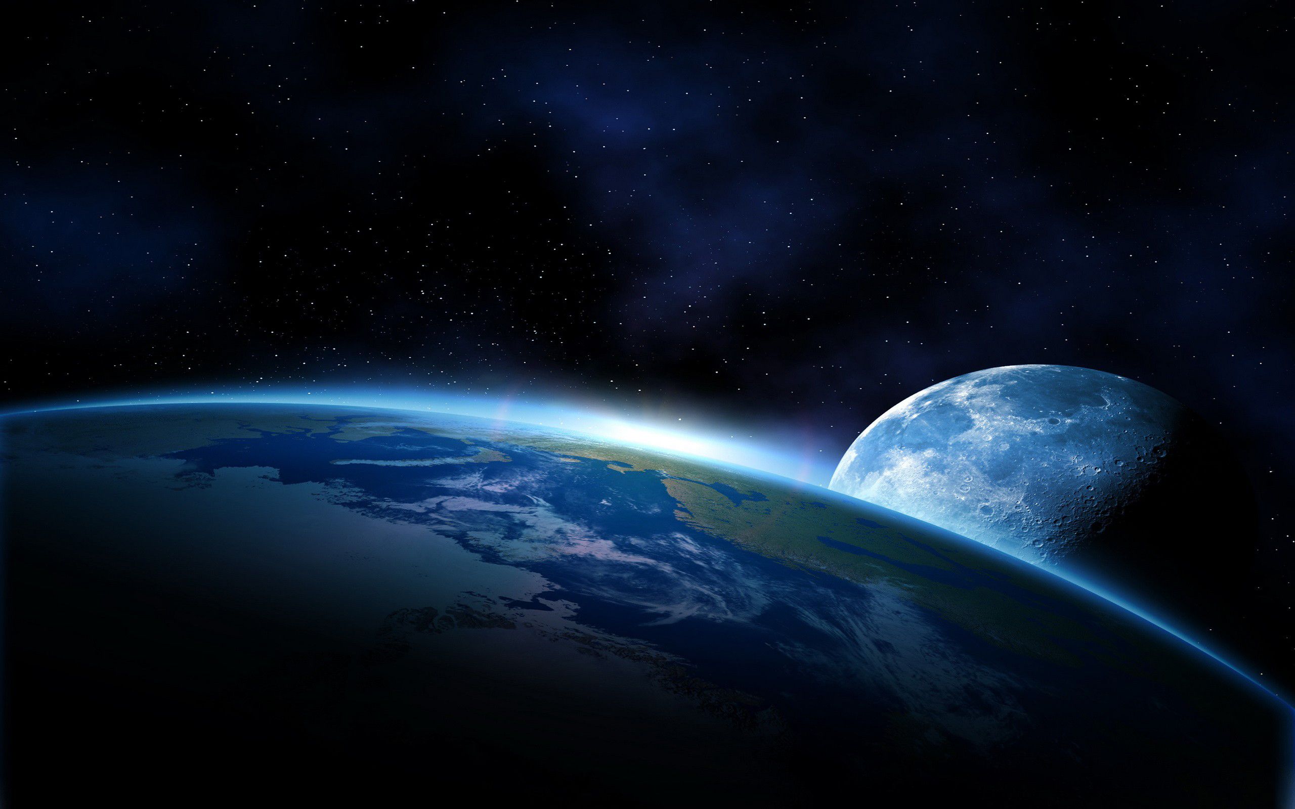 Earth Atmosphere From Space Wallpapers