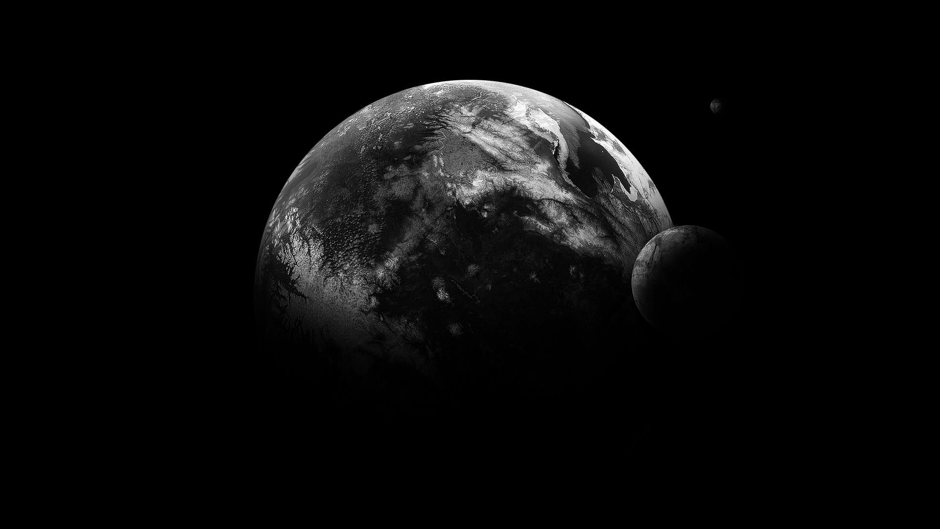 Earth Black And White Wallpapers