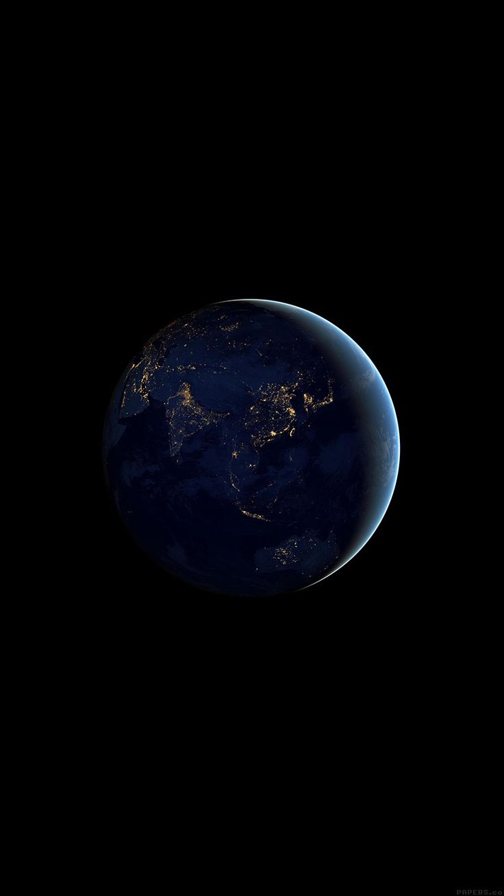 Earth Black Background