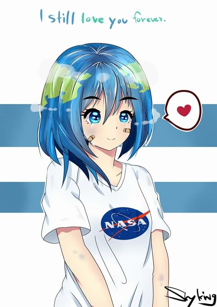 Earth-Chan Wallpapers