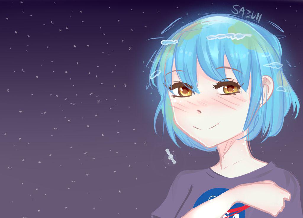 Earth-Chan Wallpapers