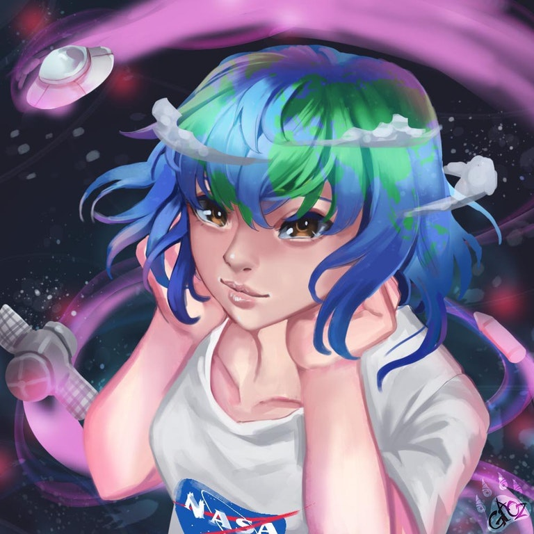 Earth-Chan Wallpapers