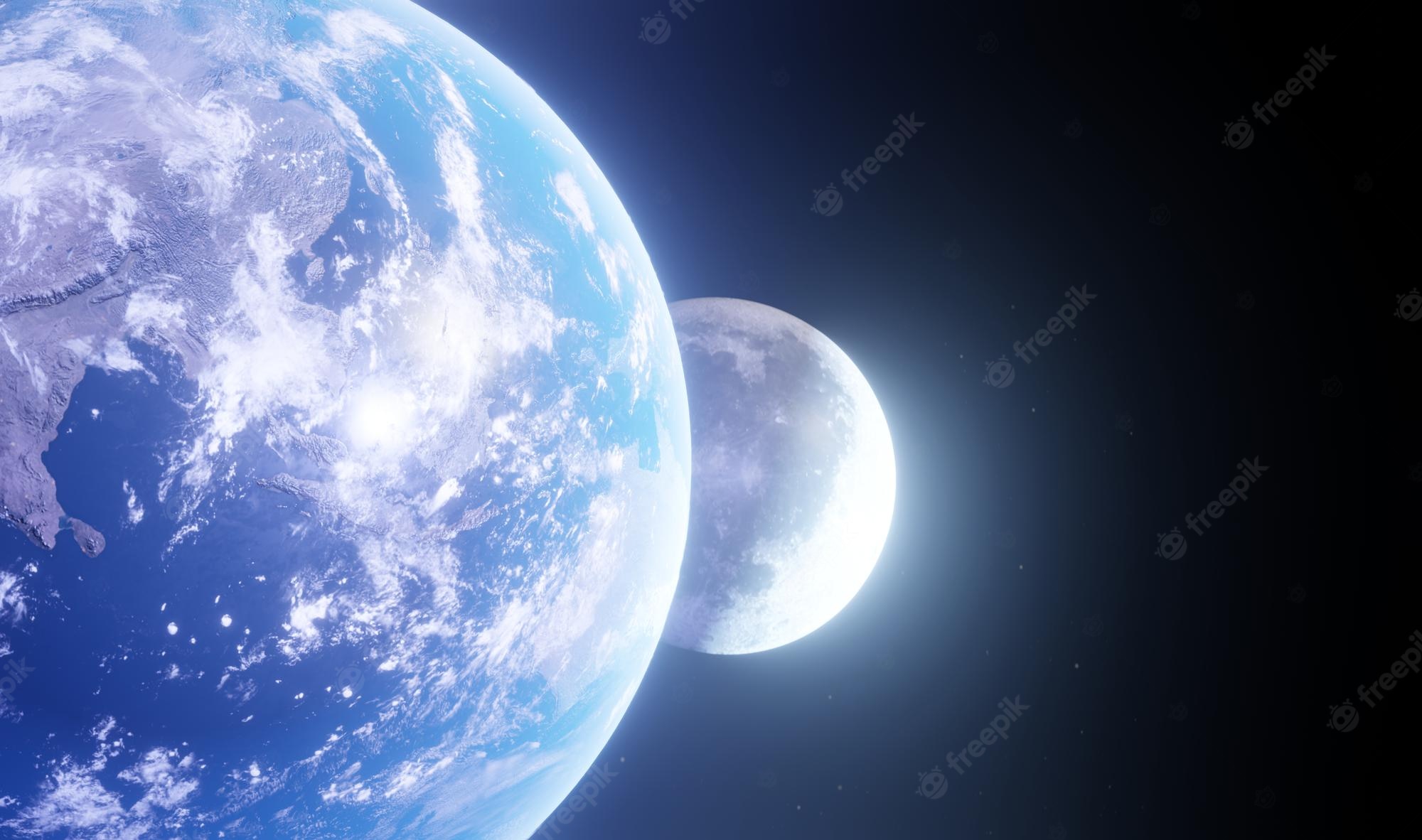 Earth Moon Wallpapers