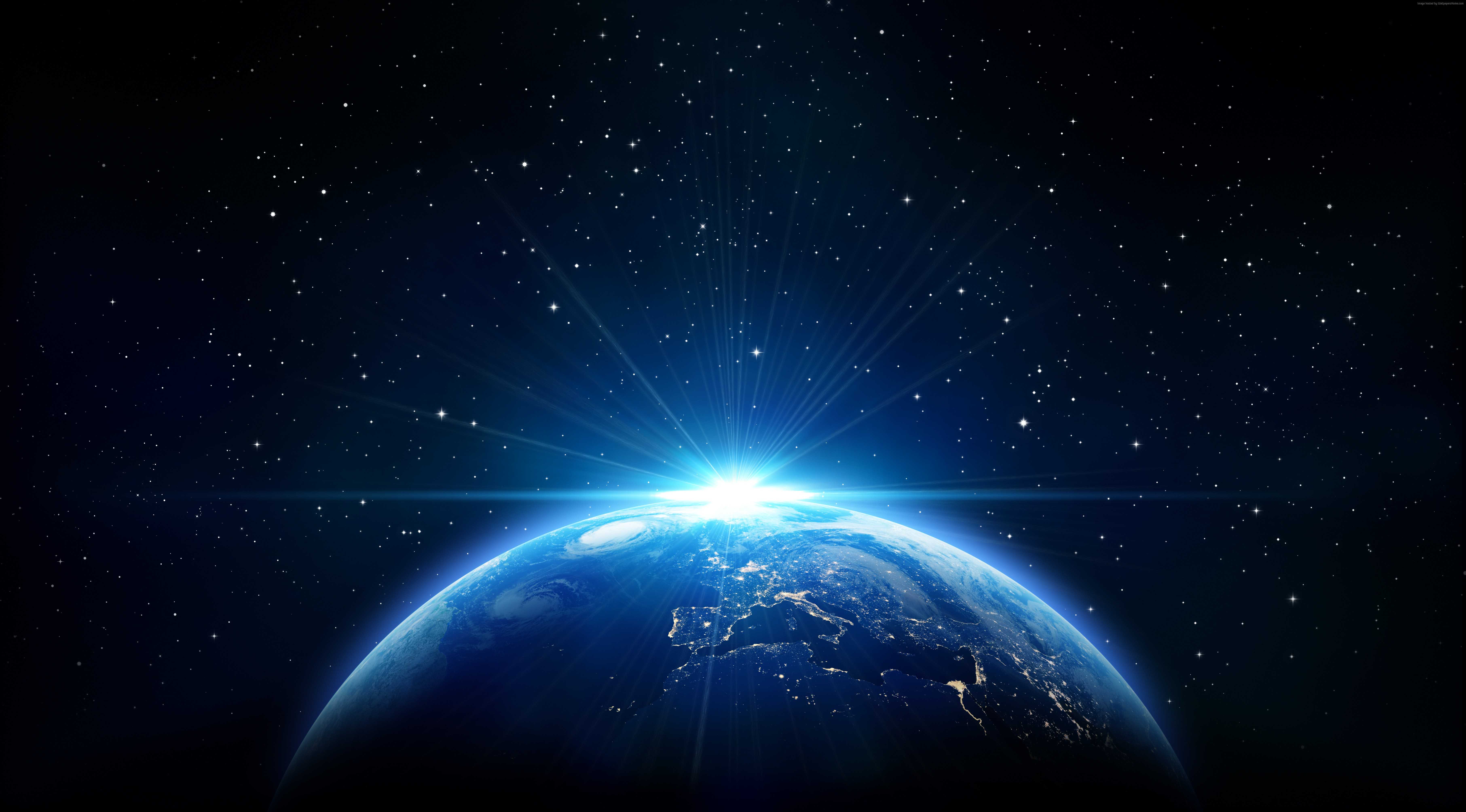 Earth With Lights Wallpapers