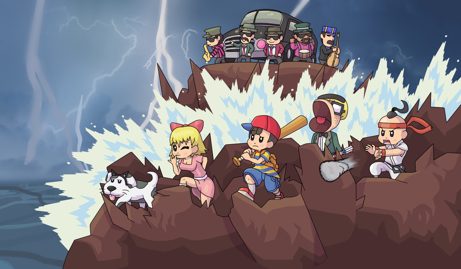 Earthbound игра. Earthbound. Earthbound Art. Earthbound 4.