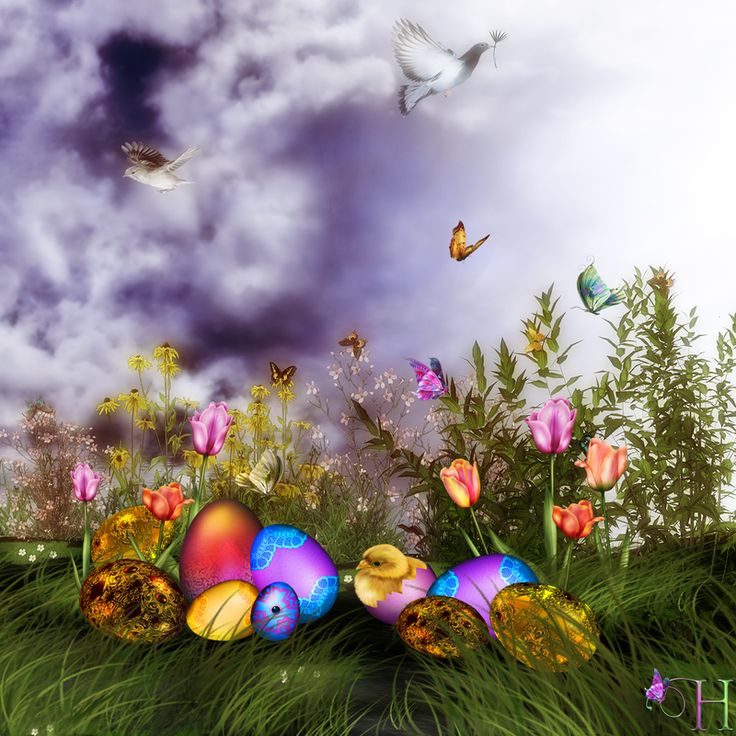 Easter Scenes Wallpapers