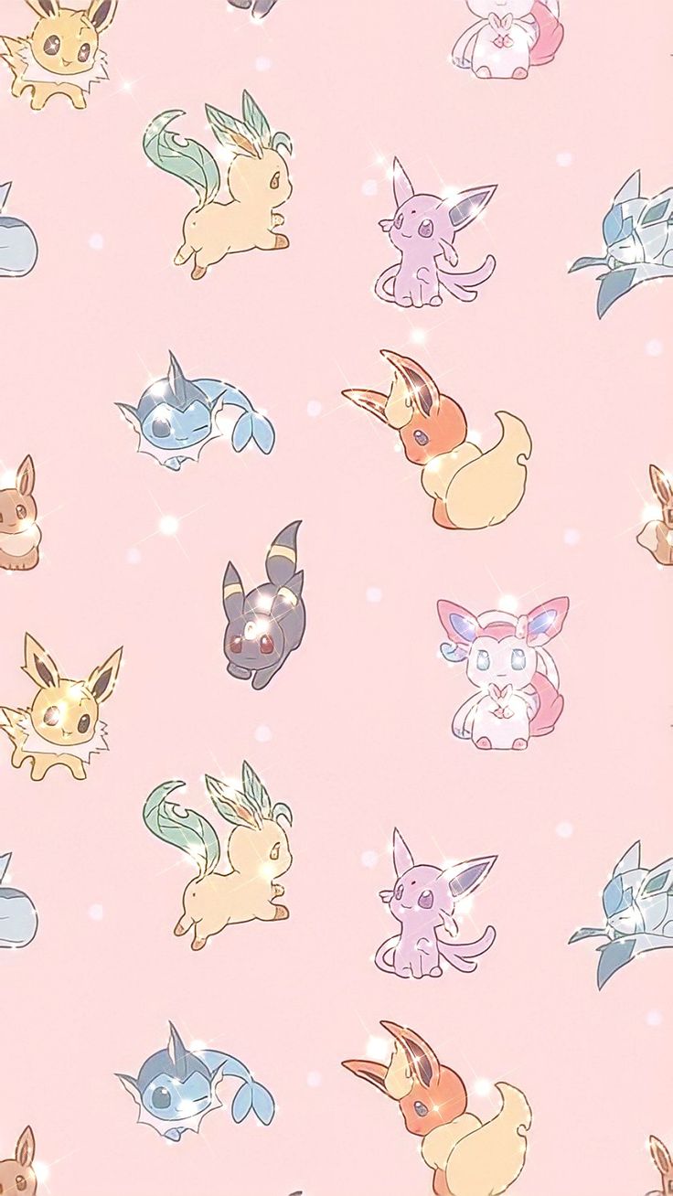 Eevee Evolution Kawaii Wallpapers