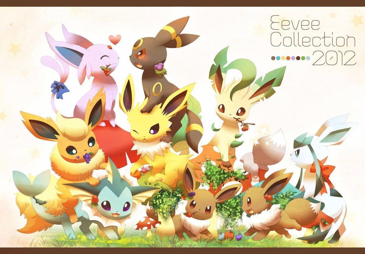 Eevee Evolution Kawaii Wallpapers