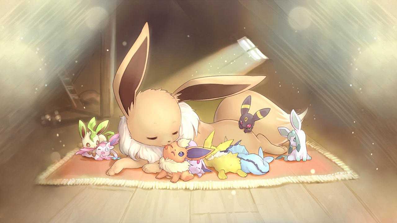 Eevee Evolution Kawaii Wallpapers