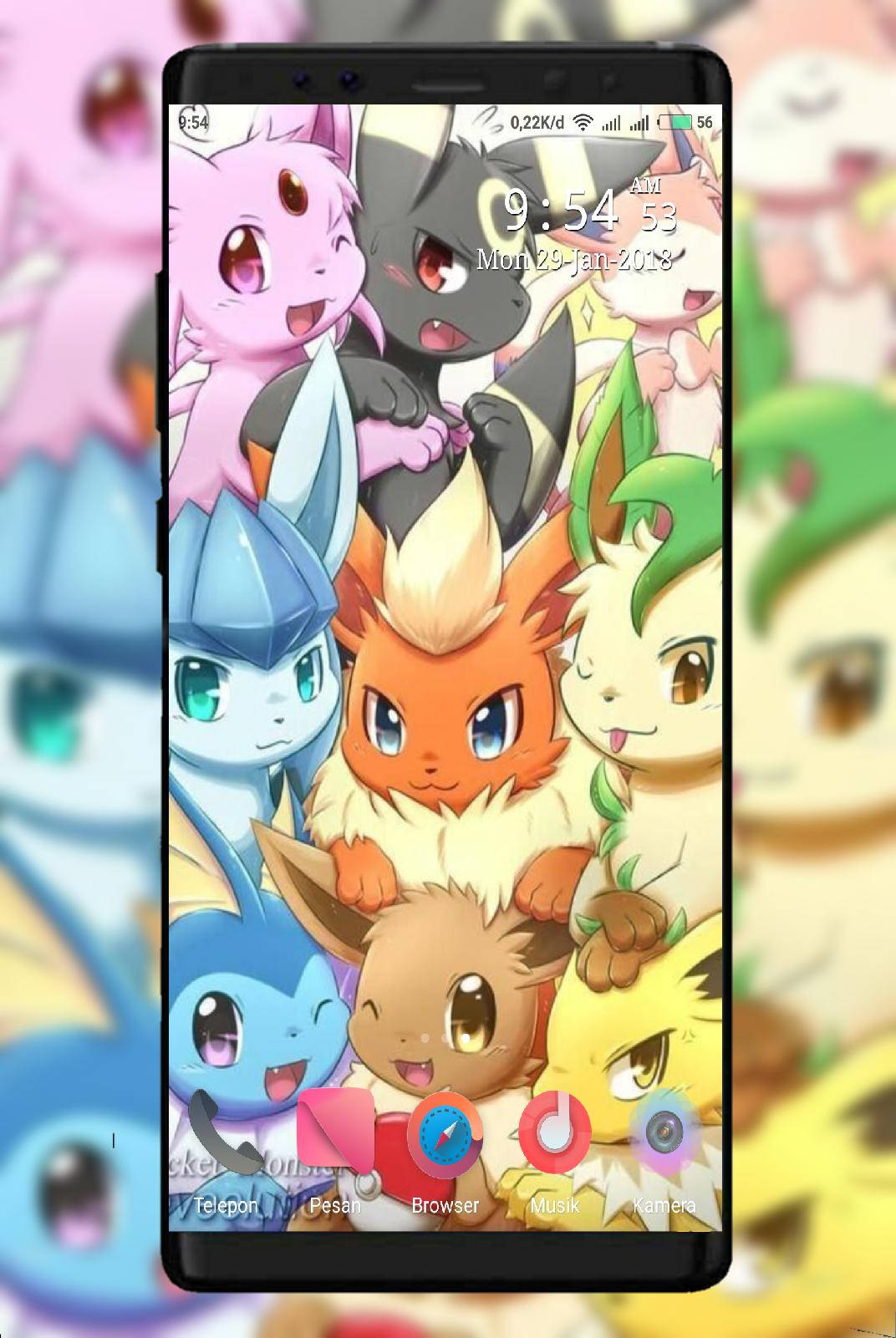 Eevee Evolution Kawaii Wallpapers