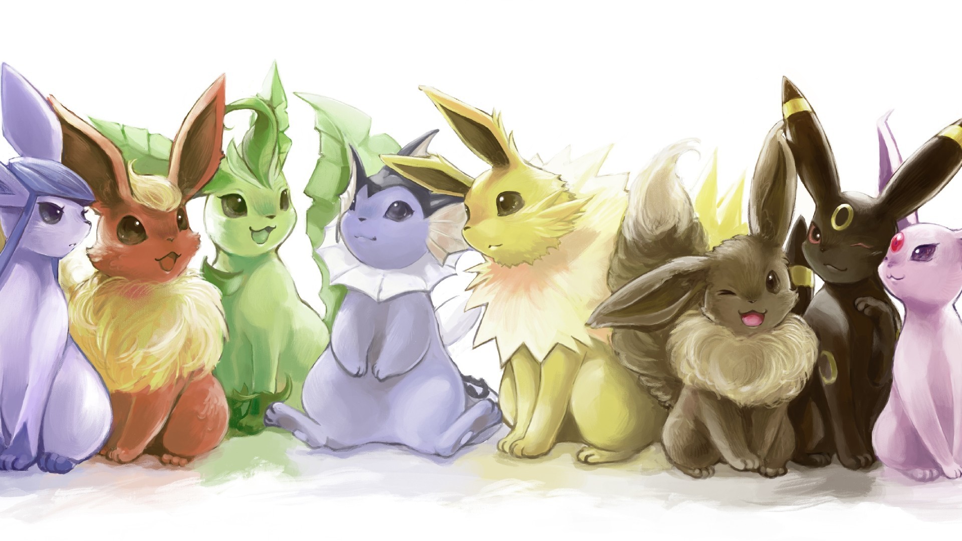 Eevee Evolution Kawaii Wallpapers