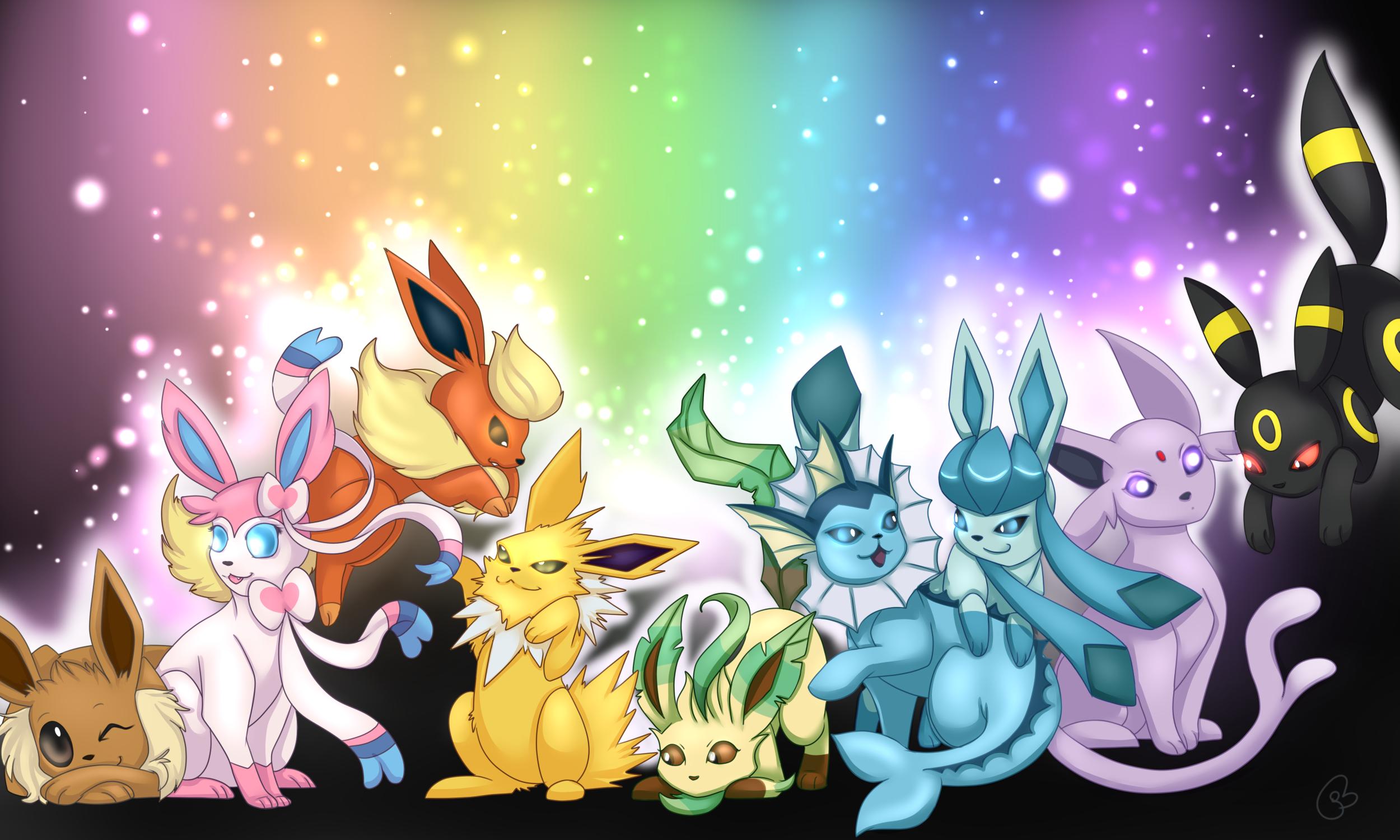 Eevee Evolutions Background