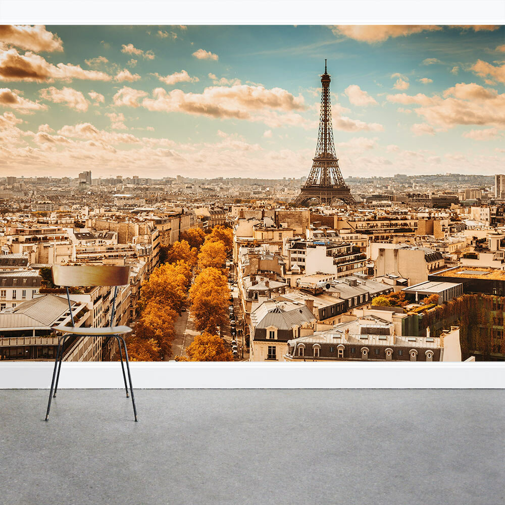 Eiffel Tower Arc De Triomphe Cityscape Artwork Wallpapers
