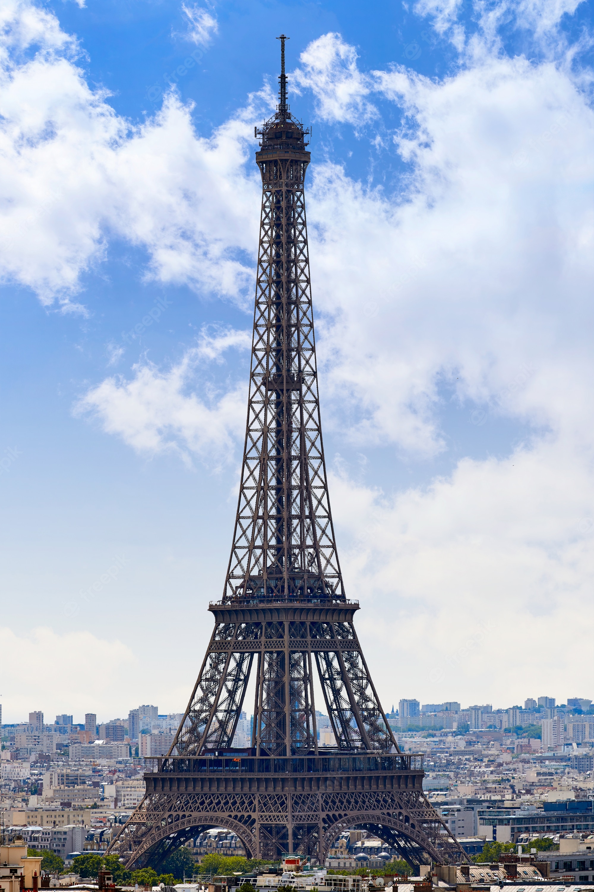 Eiffel Tower Arc De Triomphe Cityscape Artwork Wallpapers