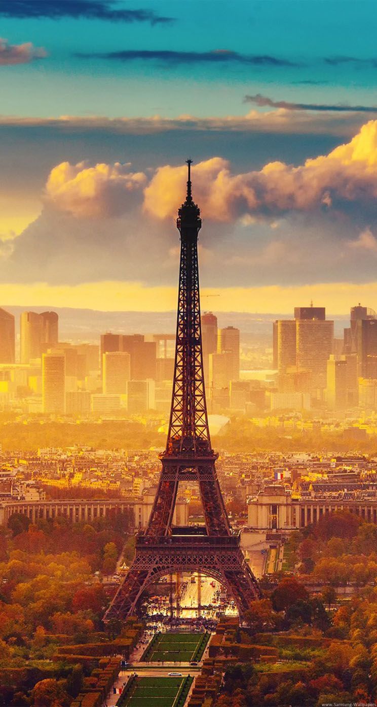 Eiffel Tower Sunset Wallpapers