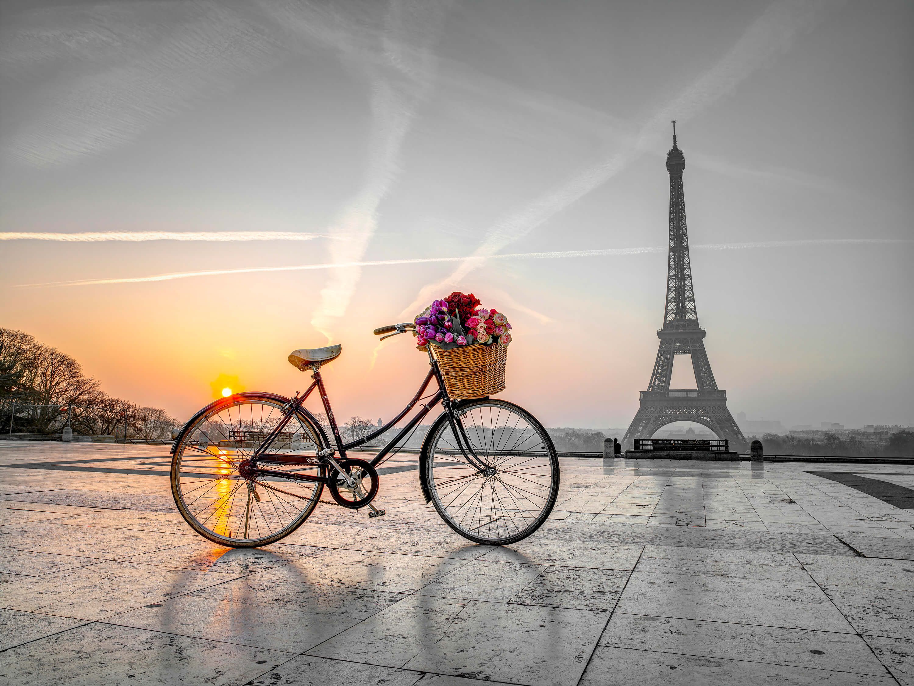 Eiffel Tower Sunset Wallpapers